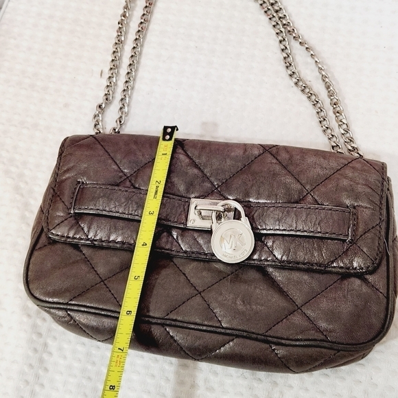 MICHAEL KORS HAMILTON Quilted Flap Shoulder Clutch - Picture 10 of 10